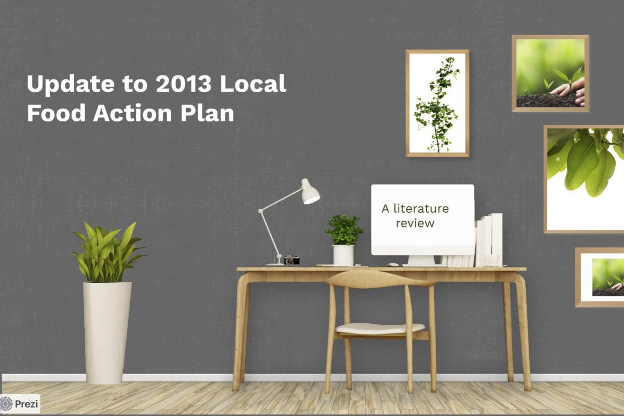 2013 LFAP: Local Food Action Plan Literature Review